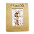Personalised A Grandchild Is A Blessing 6x4 Inch Oak Finish Photo Frame