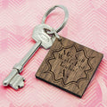 Personalised Personalised A+ Teacher Square Keyring