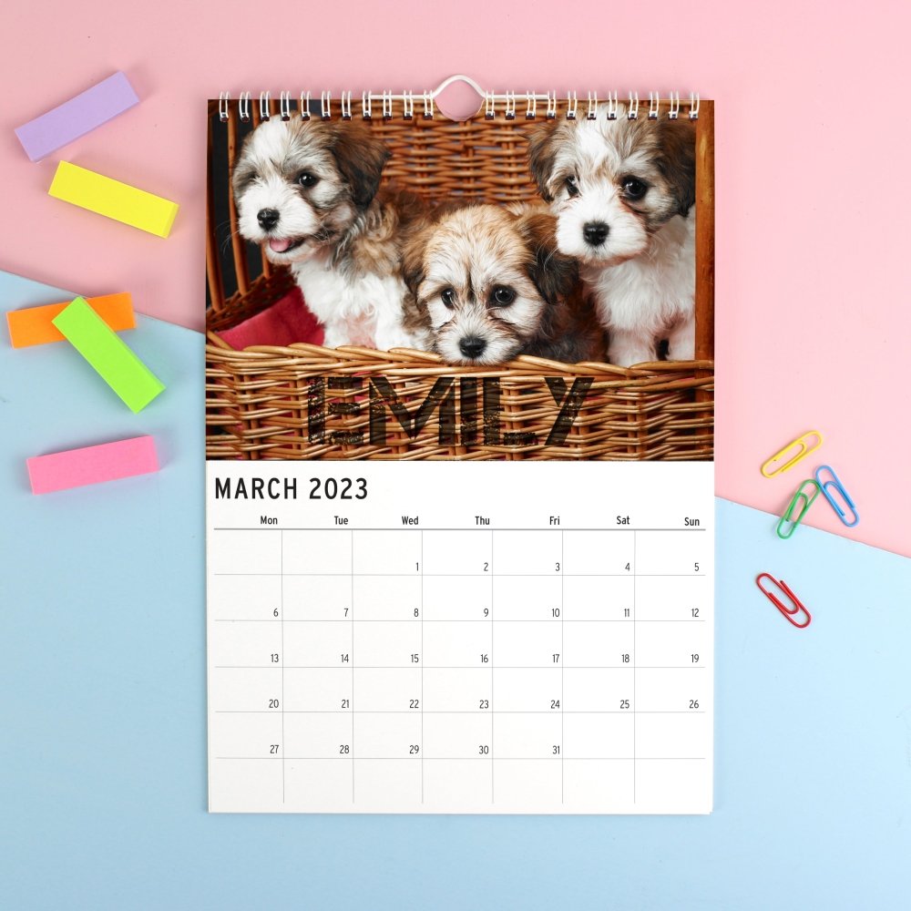 Personalised A4 Barking Mad 2026 Calendar