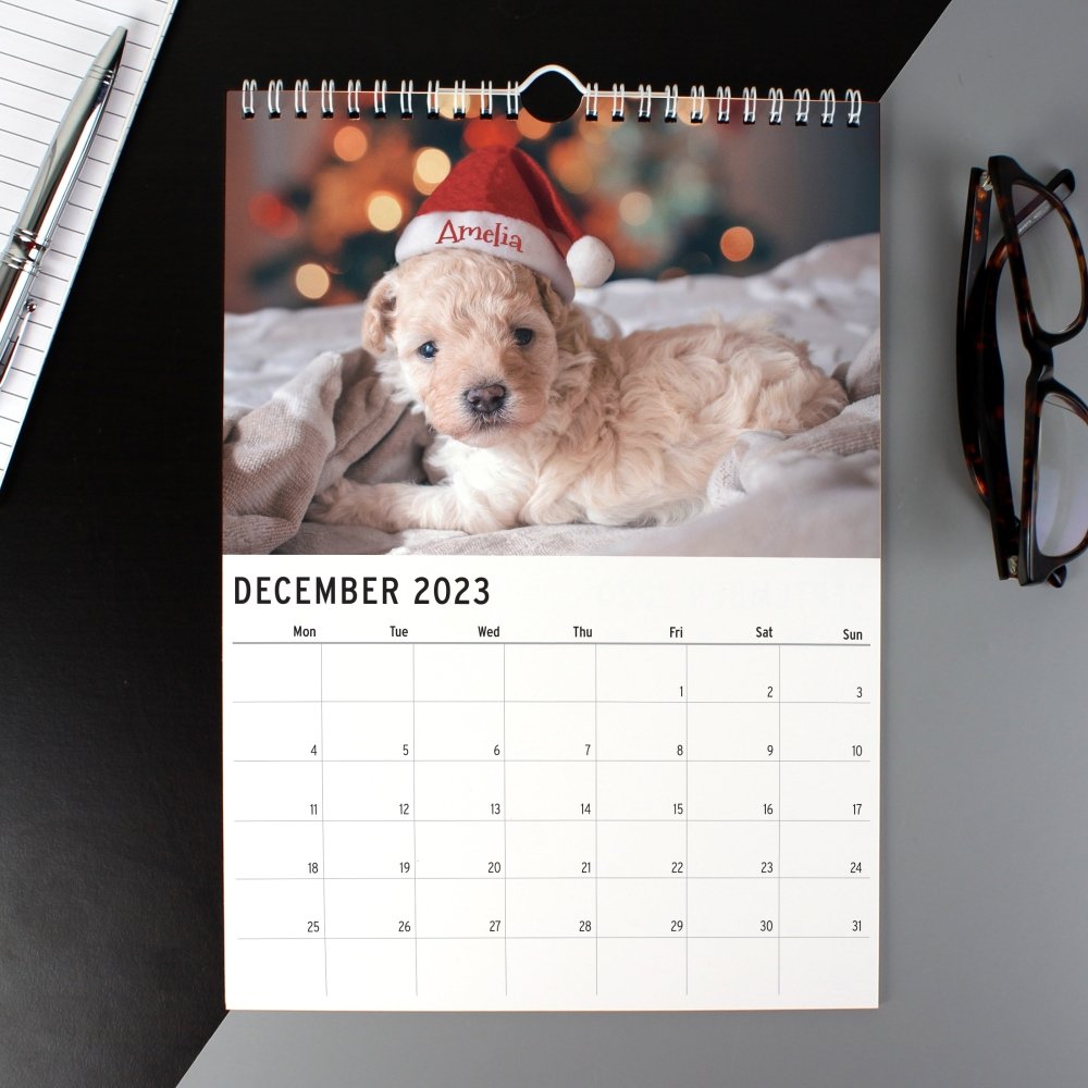 Personalised A4 Cute Animals 2026 Calendar