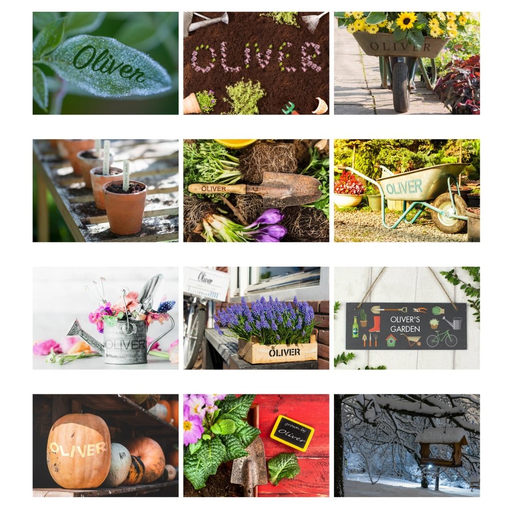 Personalised A4 Gardening 2026 Calendar