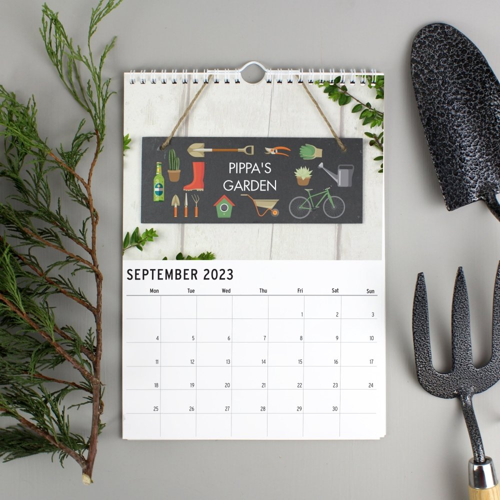 Personalised A4 Gardening 2026 Calendar