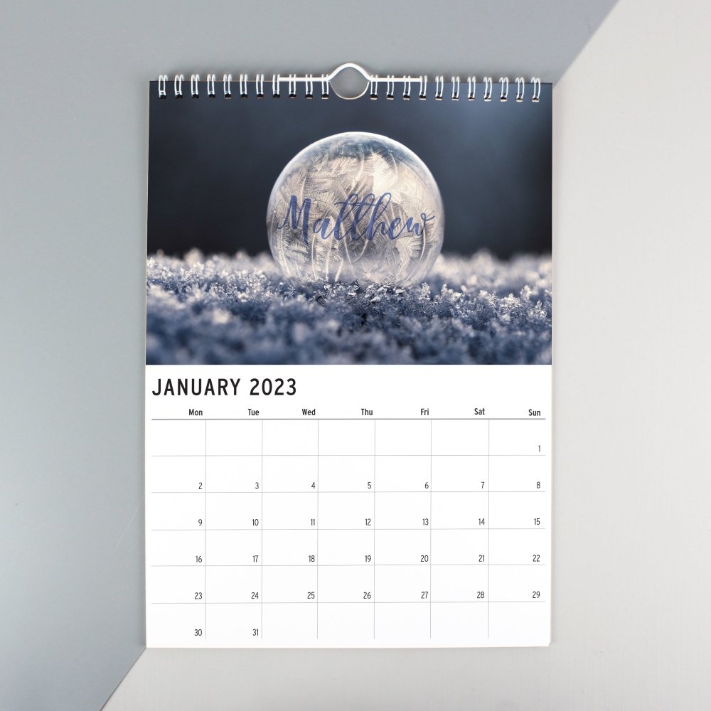 Personalised A4 Great Outdoors 2026 Calendar