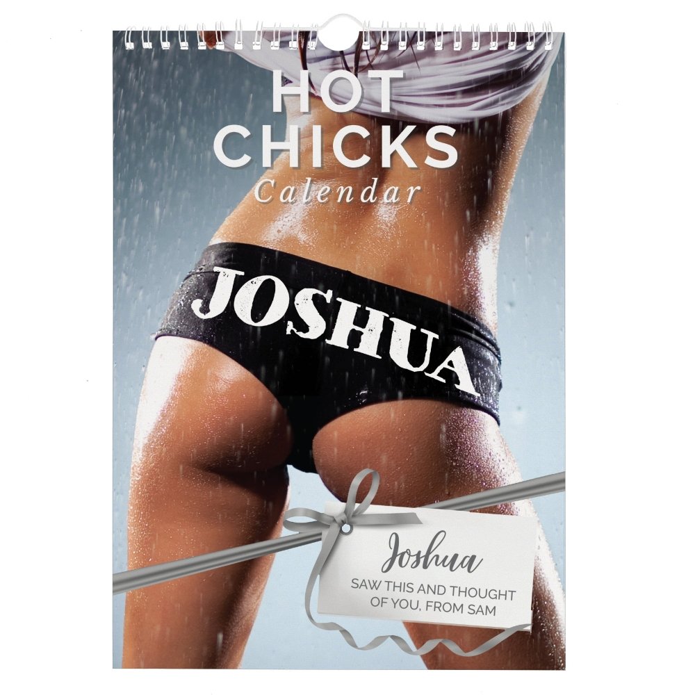 Personalised A4 Hot Chicks 2026 Calendar