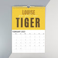 Personalised A4 Motivational Quotes 2026 Calendar
