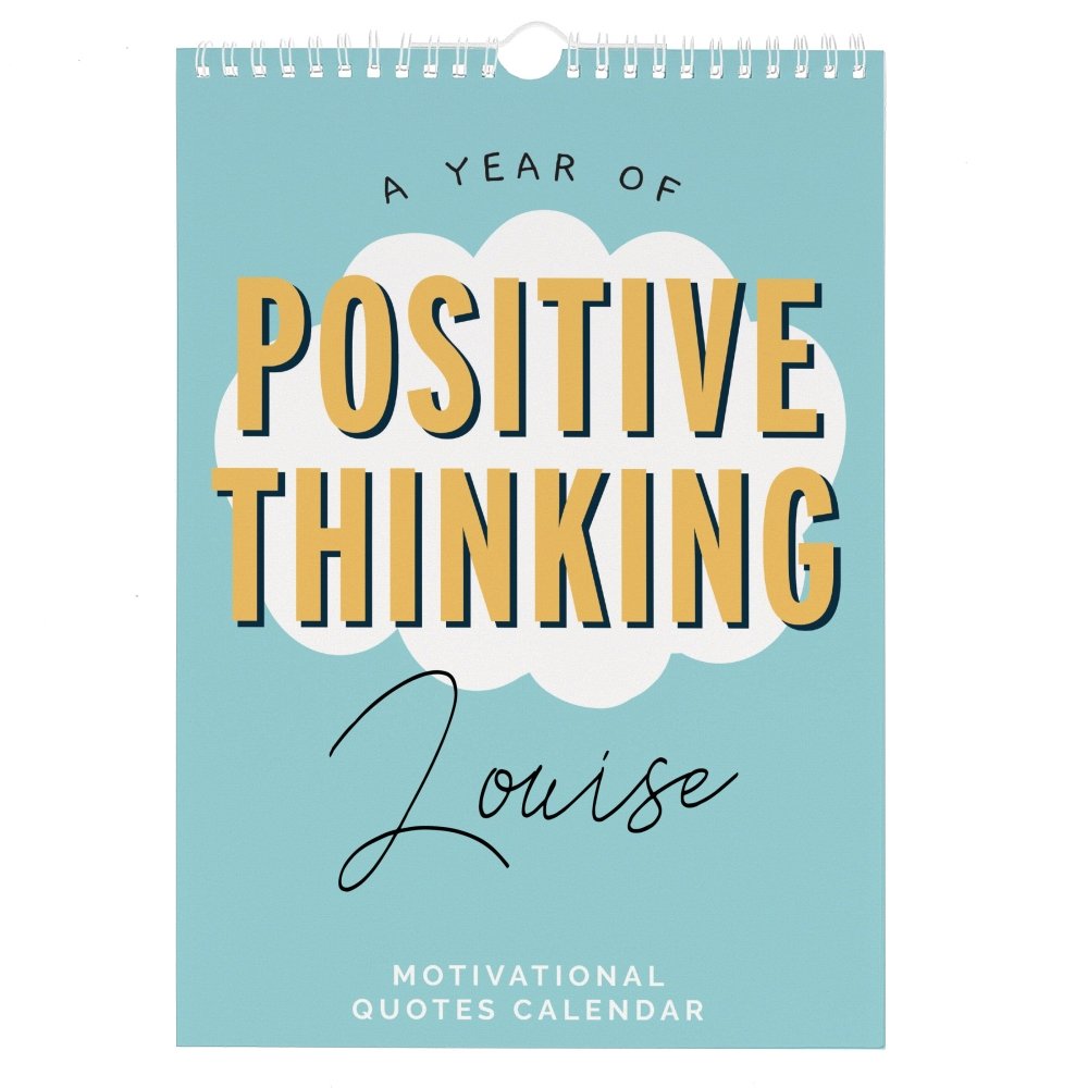 Personalised A4 Motivational Quotes 2026 Calendar