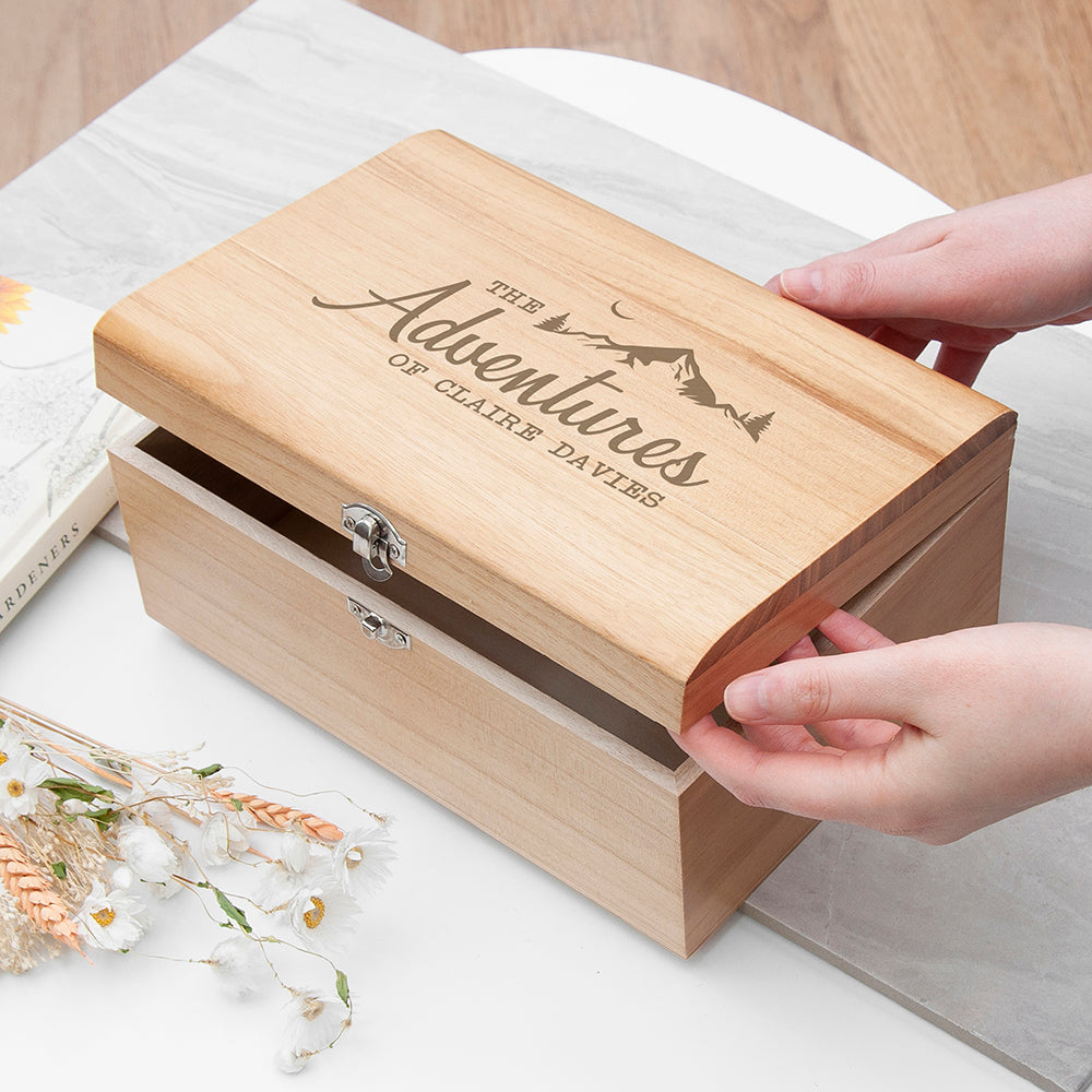 Personalised Personalised Adventure Keepsake Chest