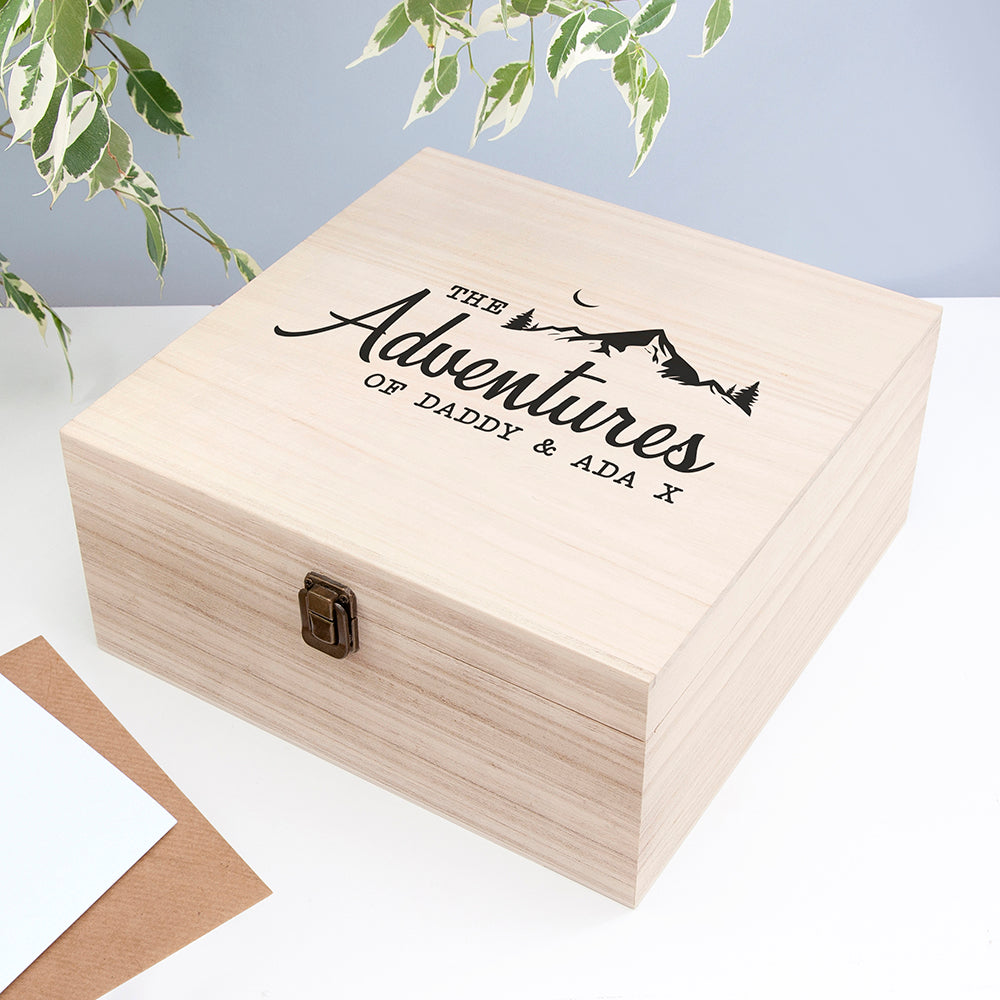 Personalised Personalised Adventure Memories Box