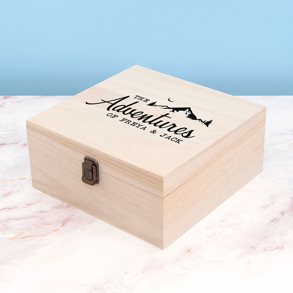 Personalised Adventure Memories Box
