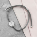 Personalised Personalised Always with You Name Grey Bracelet