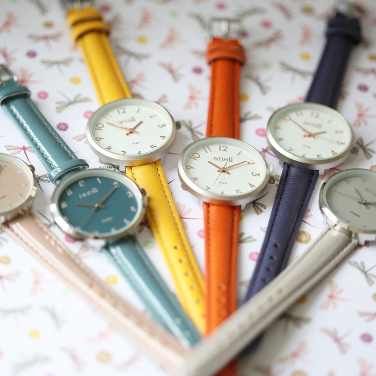 Personalised Womens Anaii Watch Handwriting Engraved In Jupiter Teal