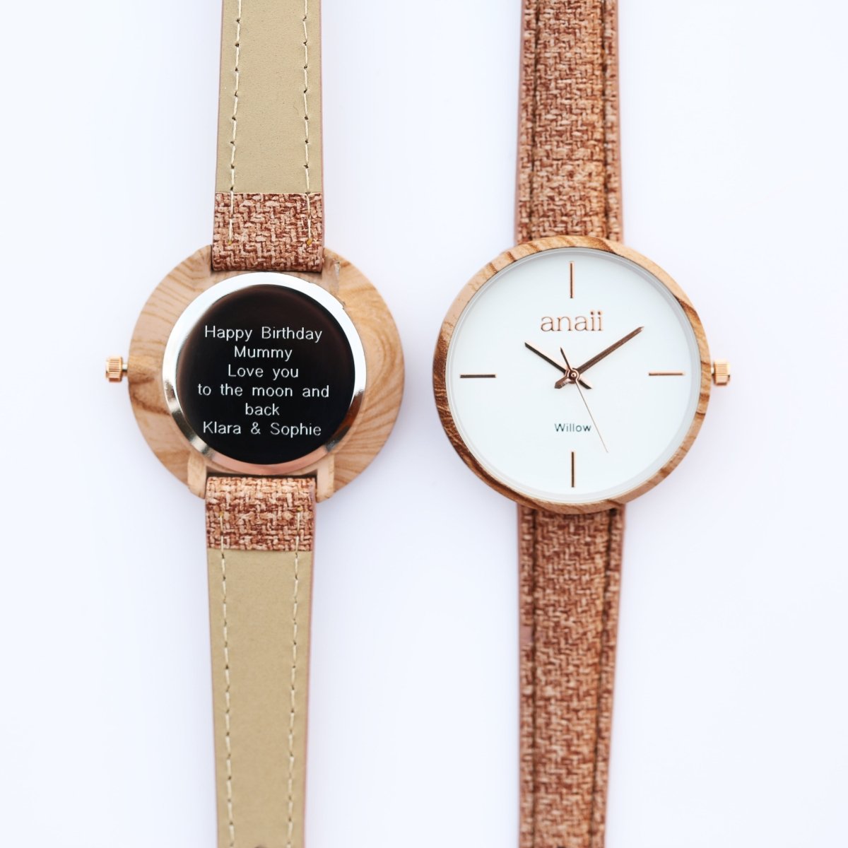 Personalised Anaii Watch - Hazel Wood