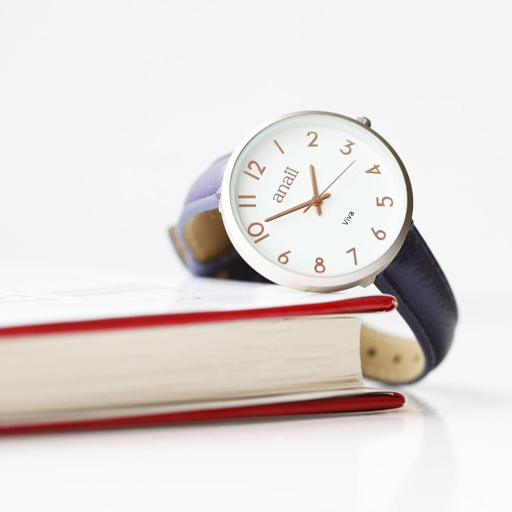 Personalised Anaii Watch In Orchid Purple