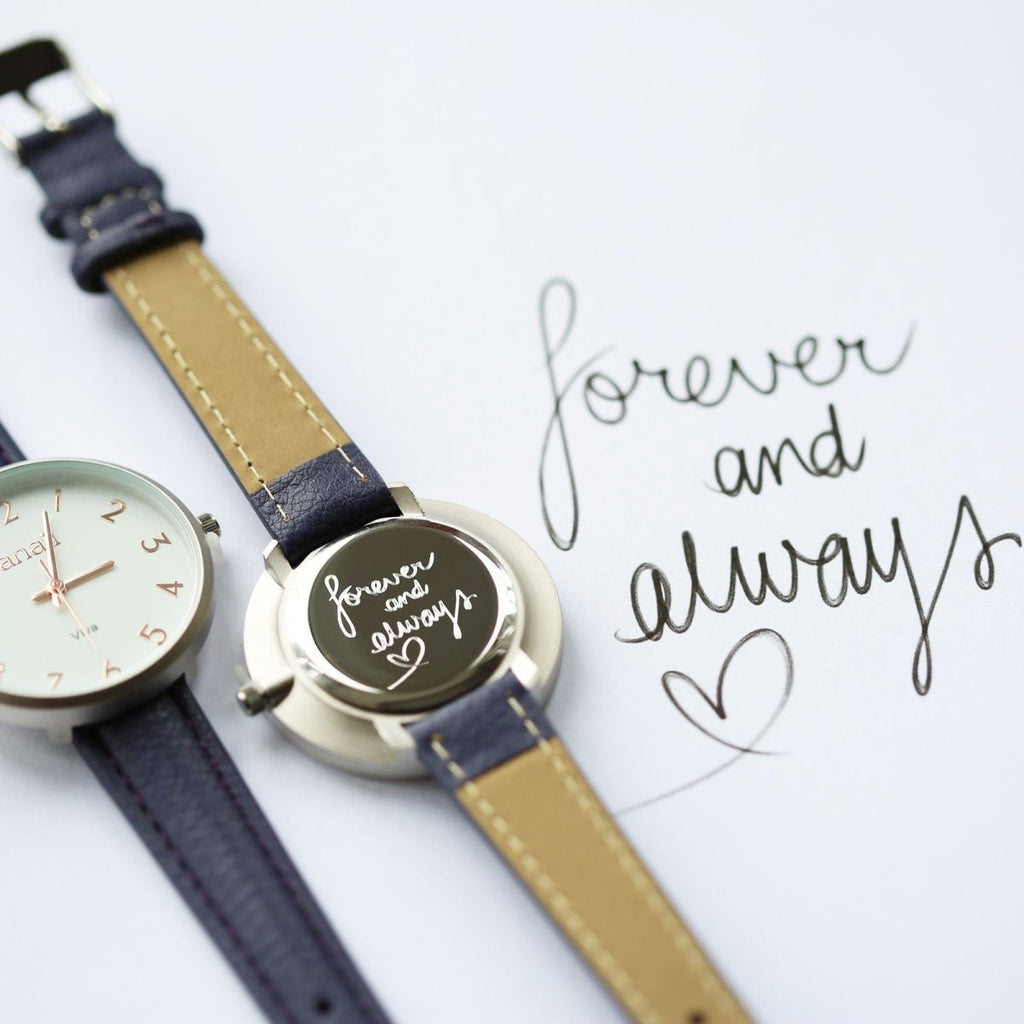 Personalised Anaii Watch In Orchid Purple