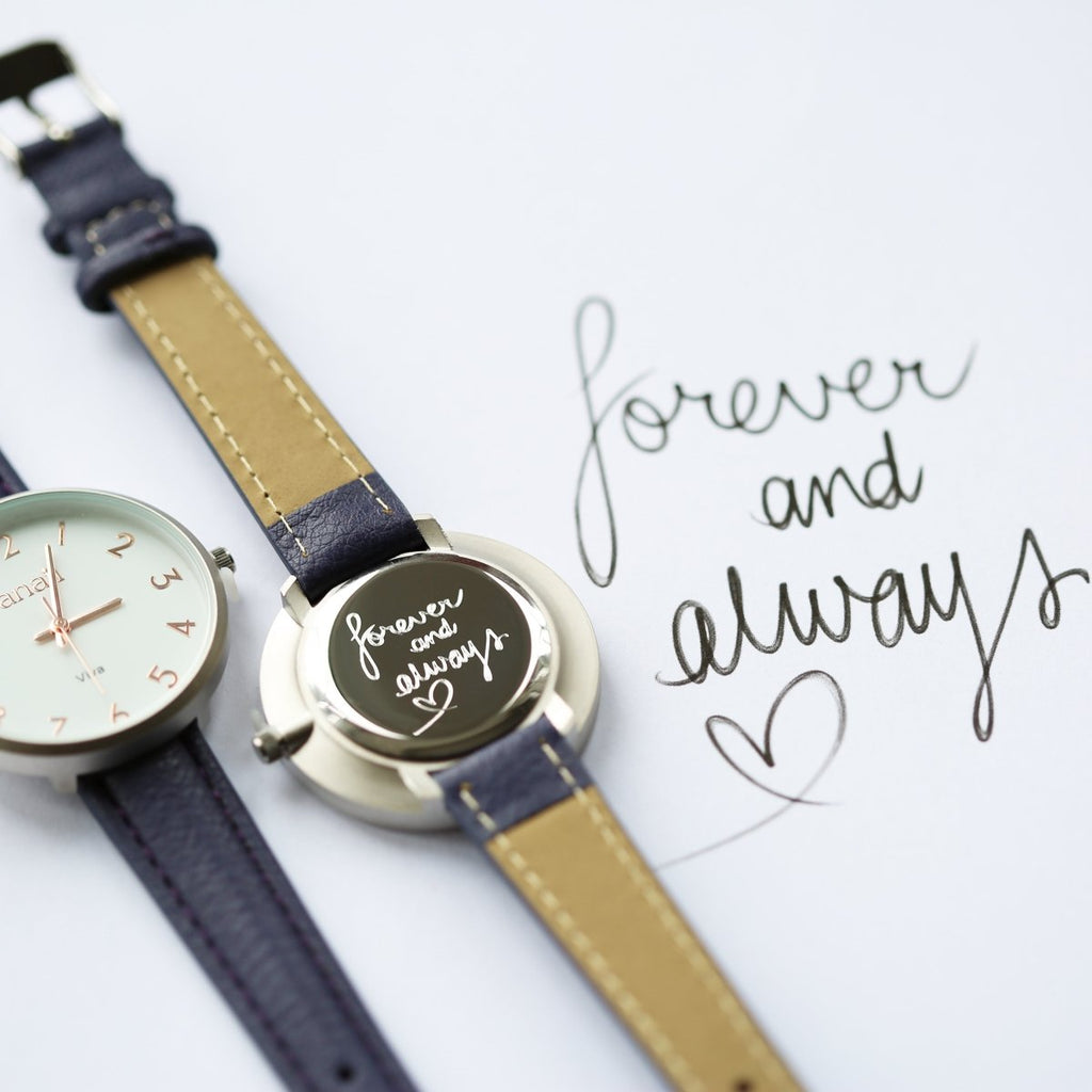 Personalised Anaii Watch In Orchid Purple