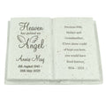 Personalised Angel Memorial Book