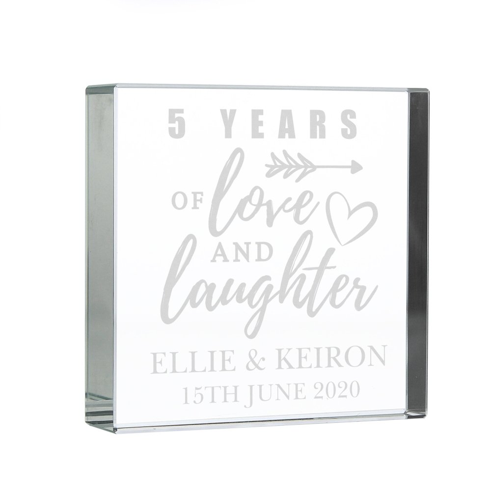 Personalised Anniversary Crystal Token