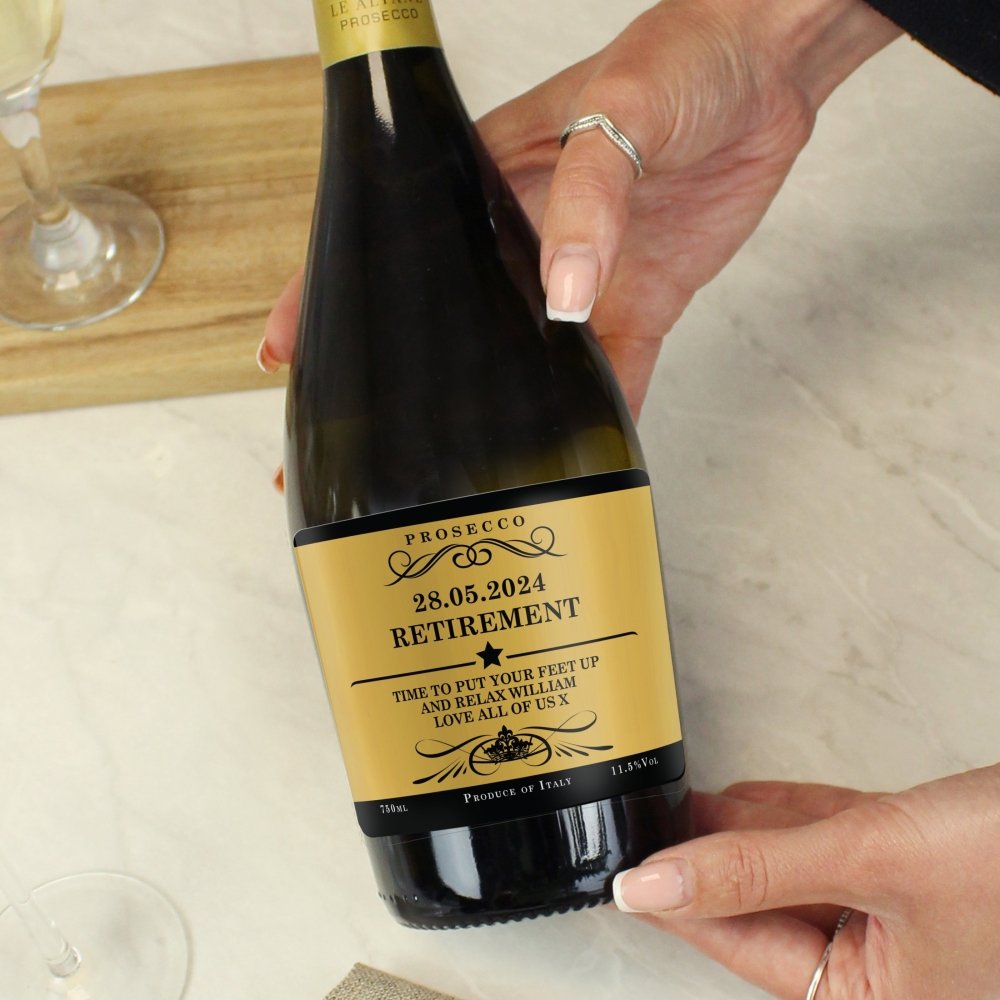 Personalised Any Message Bottle Of Prosecco