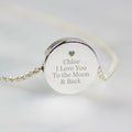 Personalised Any Message Disc Necklace
