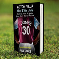 Personalised Aston Villa On This Day Book