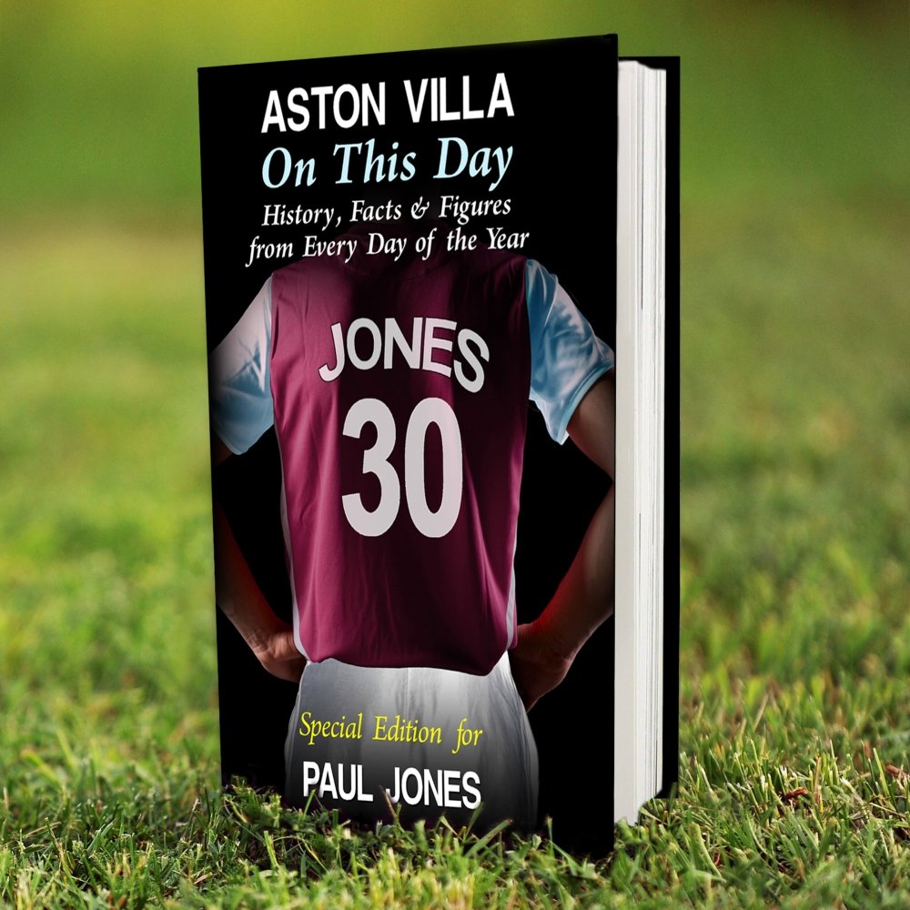 Personalised Aston Villa On This Day Book