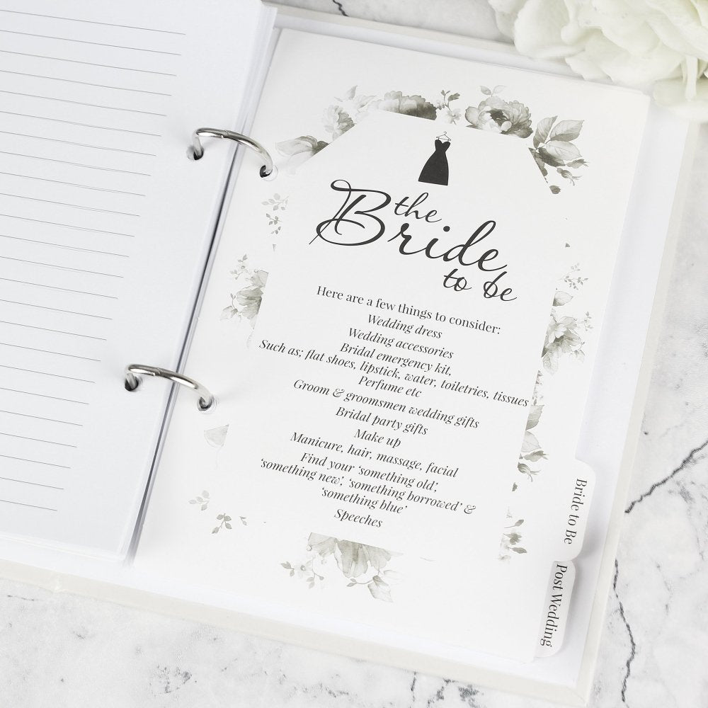 Personalised Autumnal Wedding Planner