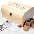Personalised Personalised Baby Giraffe Keepsake Wooden Chest