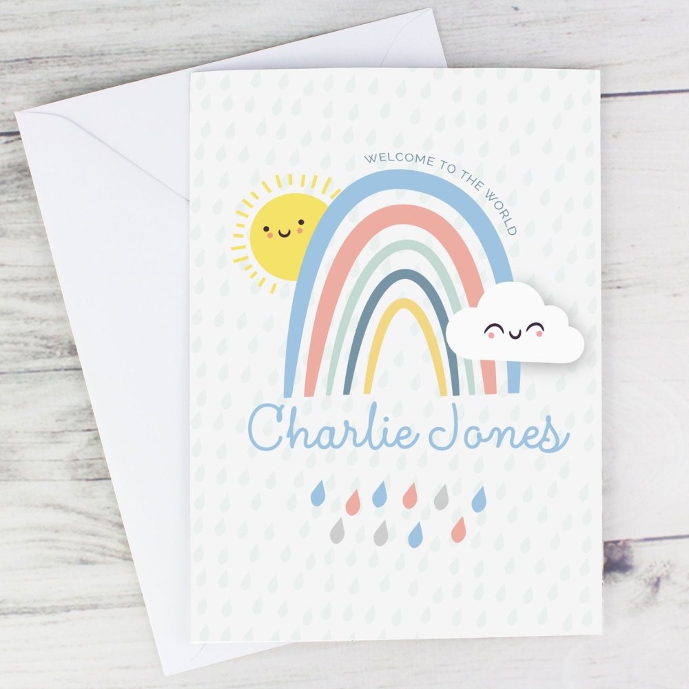 Personalised Baby Shower And New Baby Card
