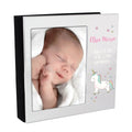 Personalised Baby Unicorn 6x4 Inch Photo Frame Album