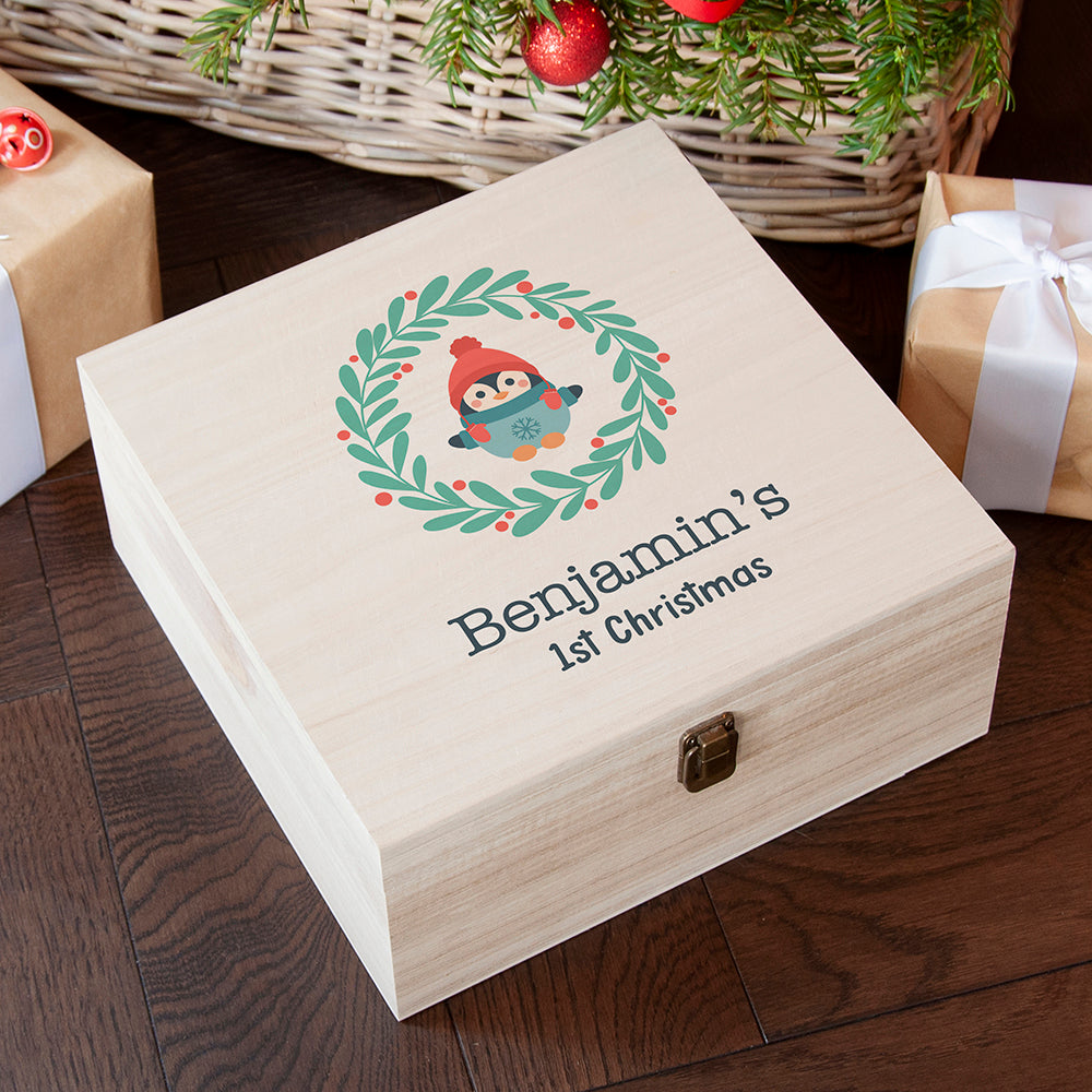 Personalised Personalised Baby's First Christmas Eve Box