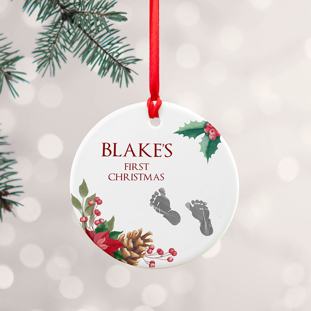 Personalised Personalised Baby's First Christmas Ornament