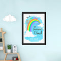Personalised Personalised Be A Rainbow Framed Print
