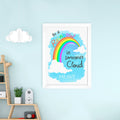Personalised Personalised Be A Rainbow Framed Print