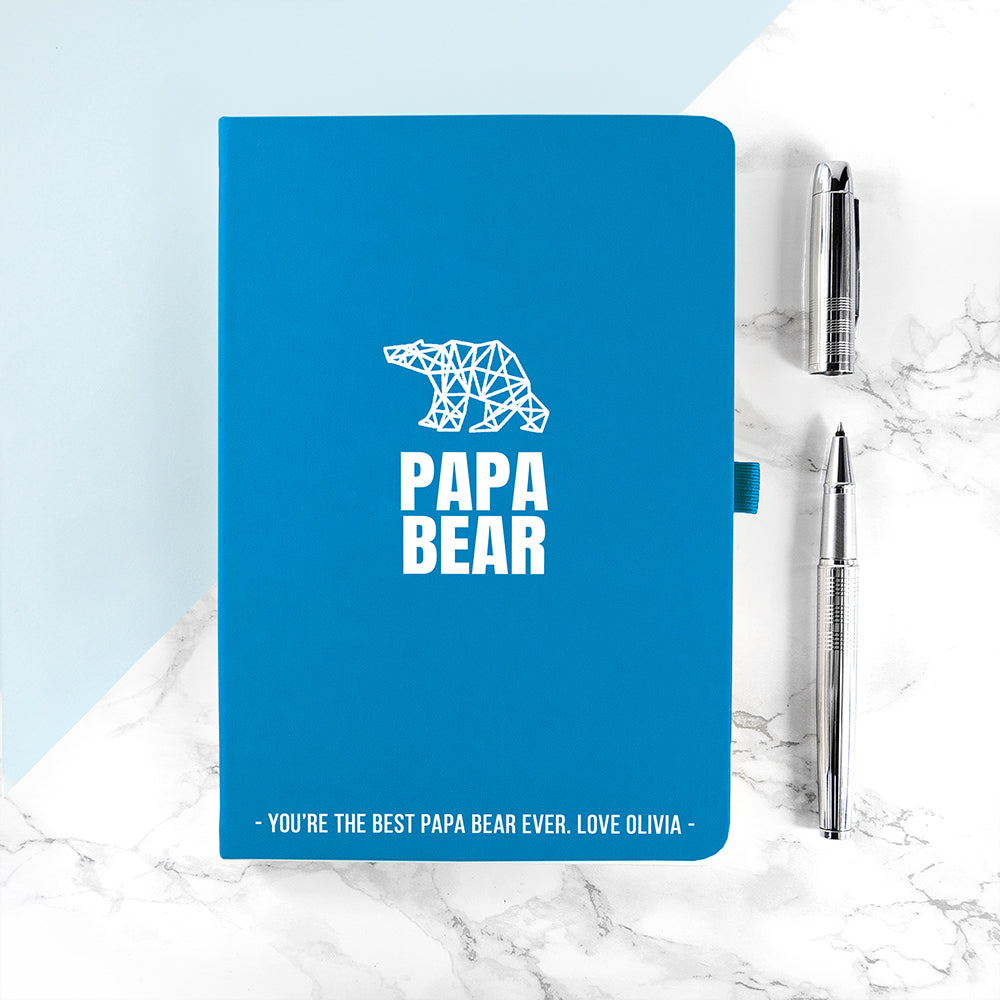 Personalised Personalised Bear A5 Notebook
