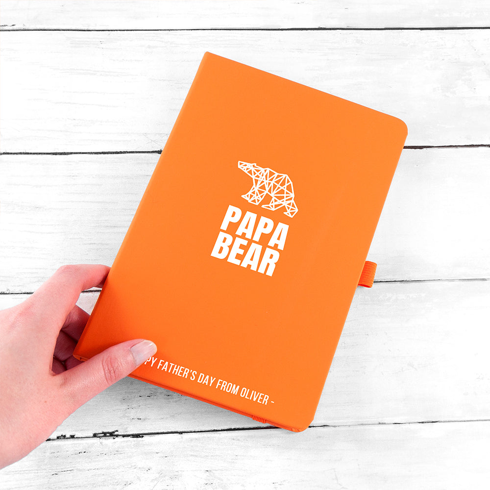 Personalised Personalised Bear A5 Notebook