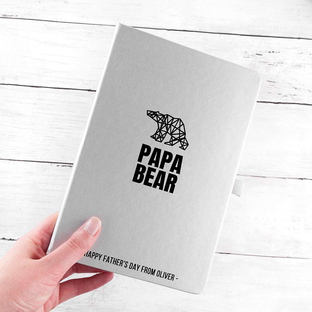Personalised Personalised Bear A5 Notebook