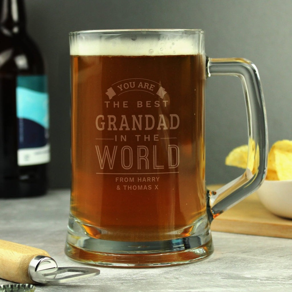 Personalised Best [Insert Word] In The World Pint Beer Stern Tankard