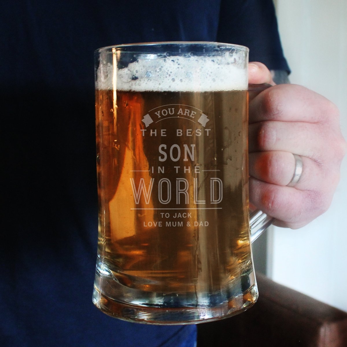 Personalised Best [Insert Word] In The World Pint Beer Stern Tankard