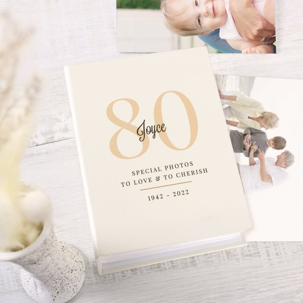 Personalised Big Birthday 6x4 Inch Photo Album With Sleeves