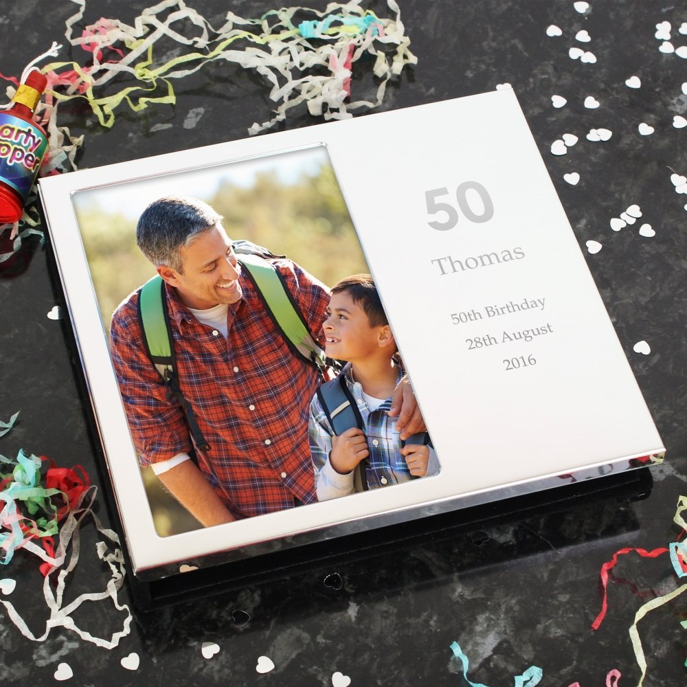 Personalised Big Numbers 4x6 Inch Photo Frame Album