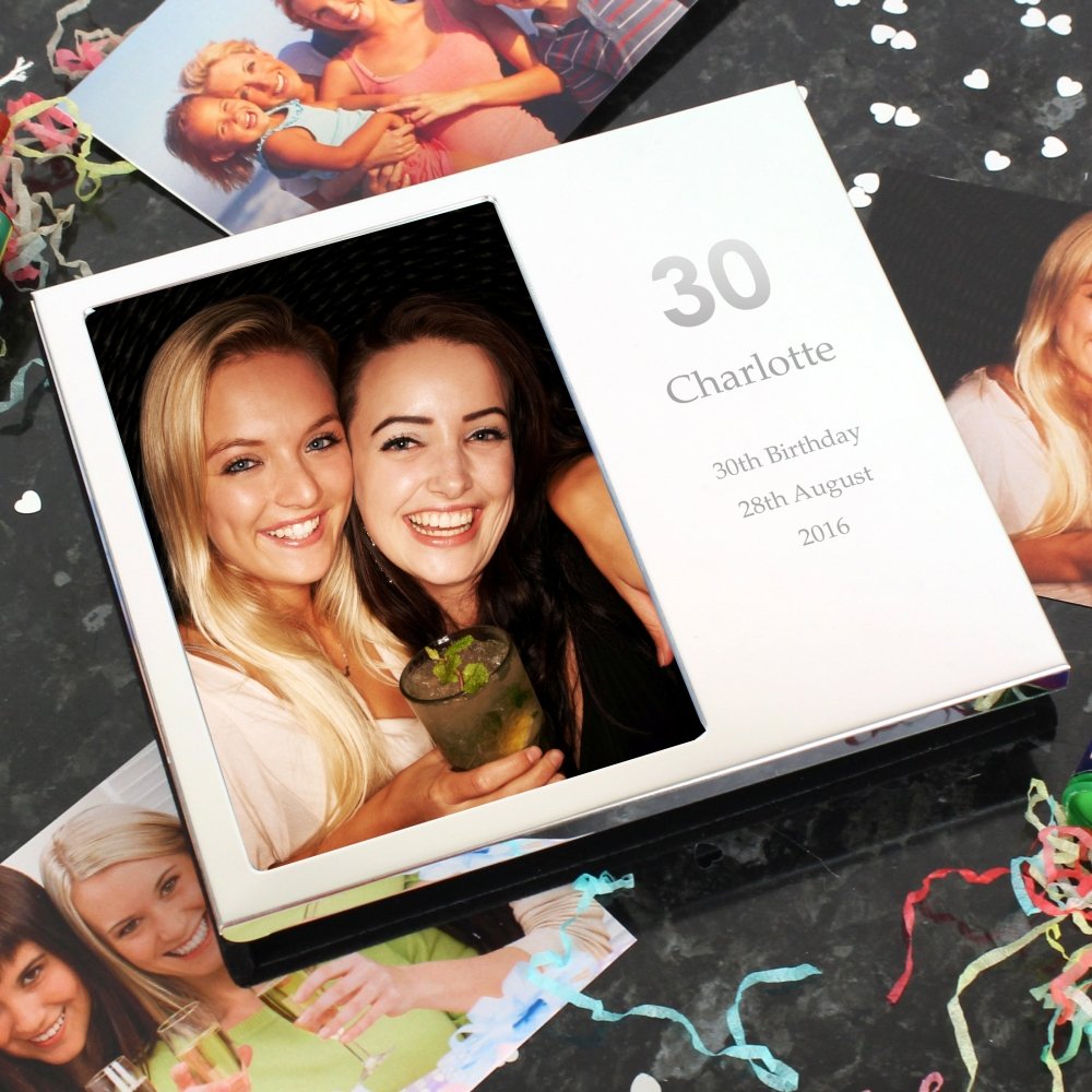 Personalised Big Numbers 4x6 Inch Photo Frame Album