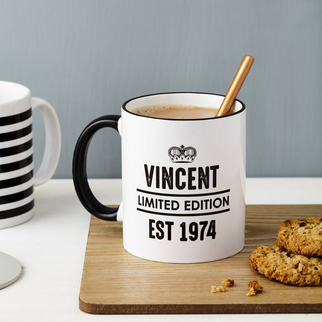 Personalised Personalised Birth Year Mug