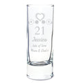 Personalised Birthday Craft Shot Glass Engraved