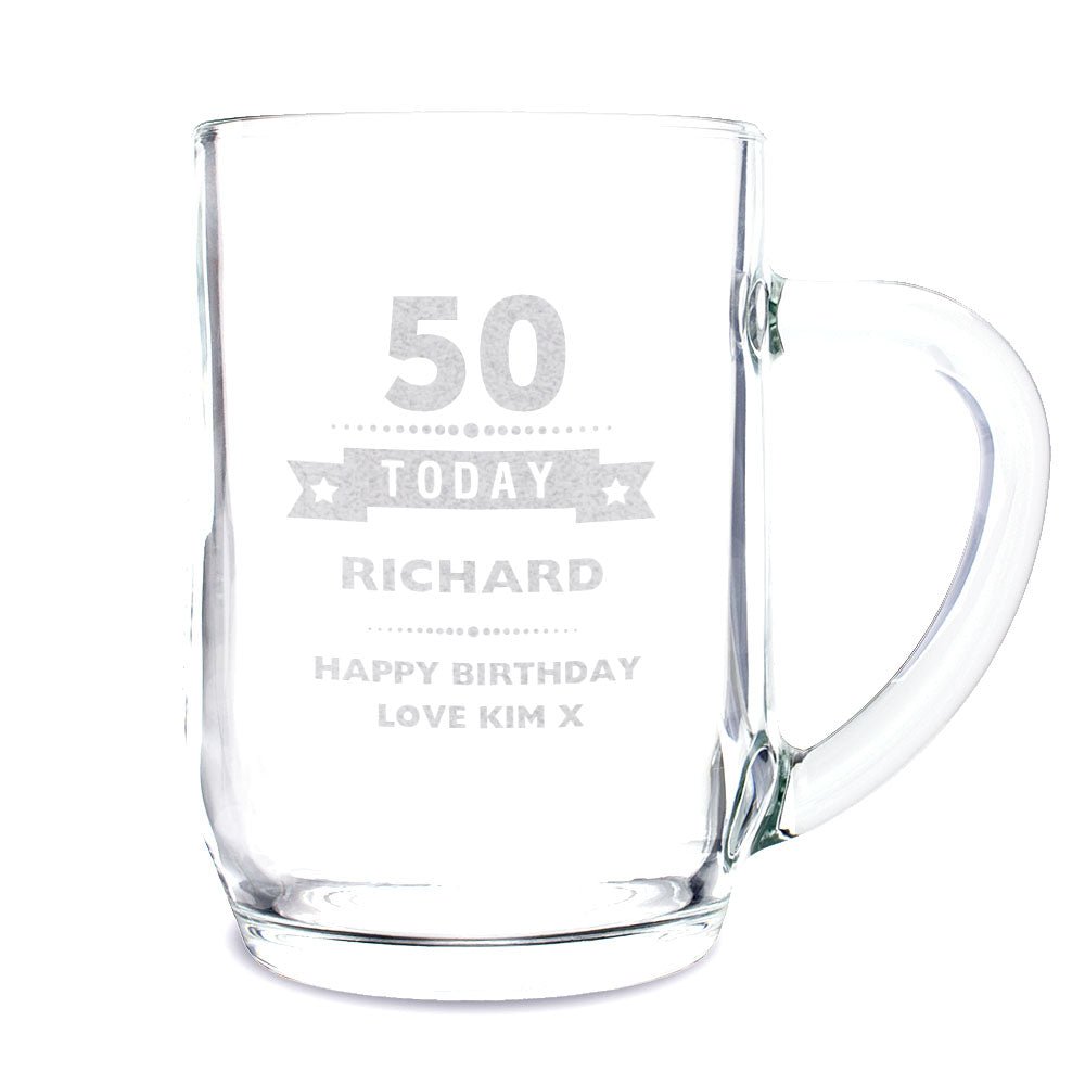 Personalised Birthday Star Tankard