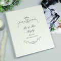Personalised Black Ornate Swirl Traditional Album