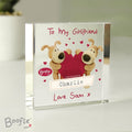 Personalised Boofle Shared Heart Large Crystal Token