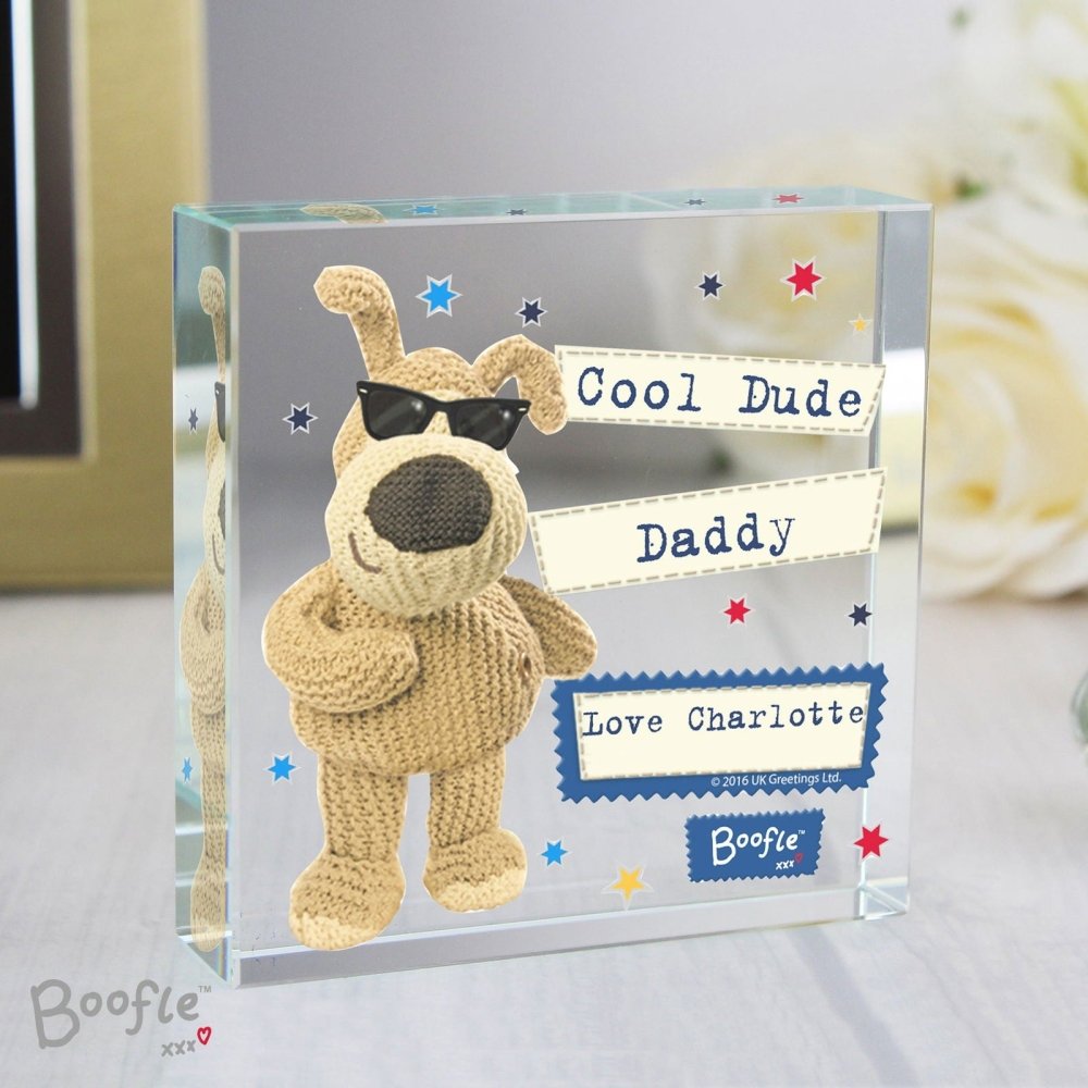 Personalised Boofle Stars Large Crystal Token