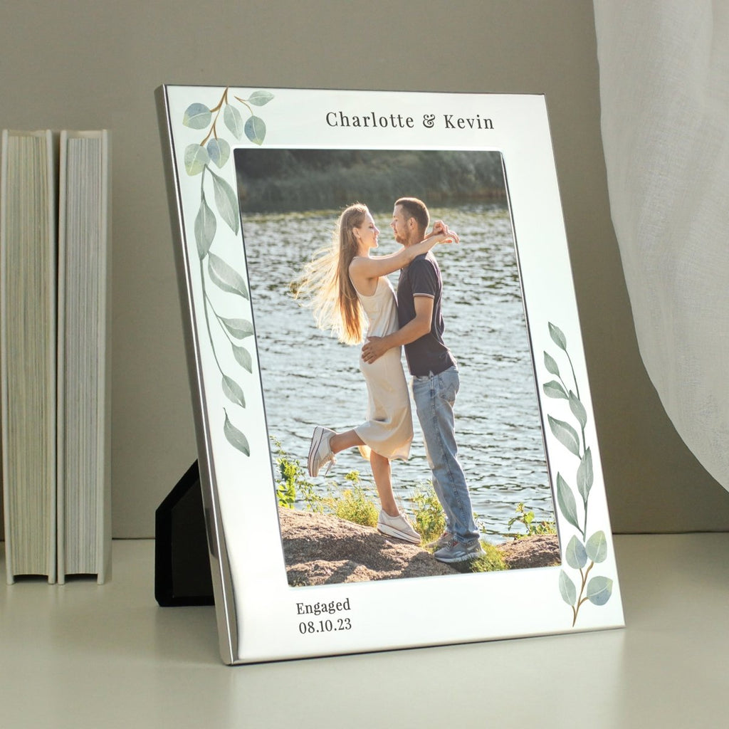 Personalised Botanical 5x7 Inch Photo Frame