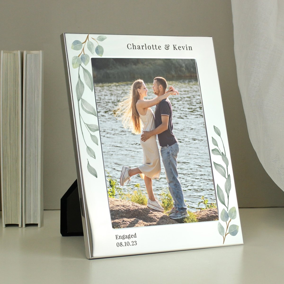 Personalised Botanical 5x7 Inch Photo Frame