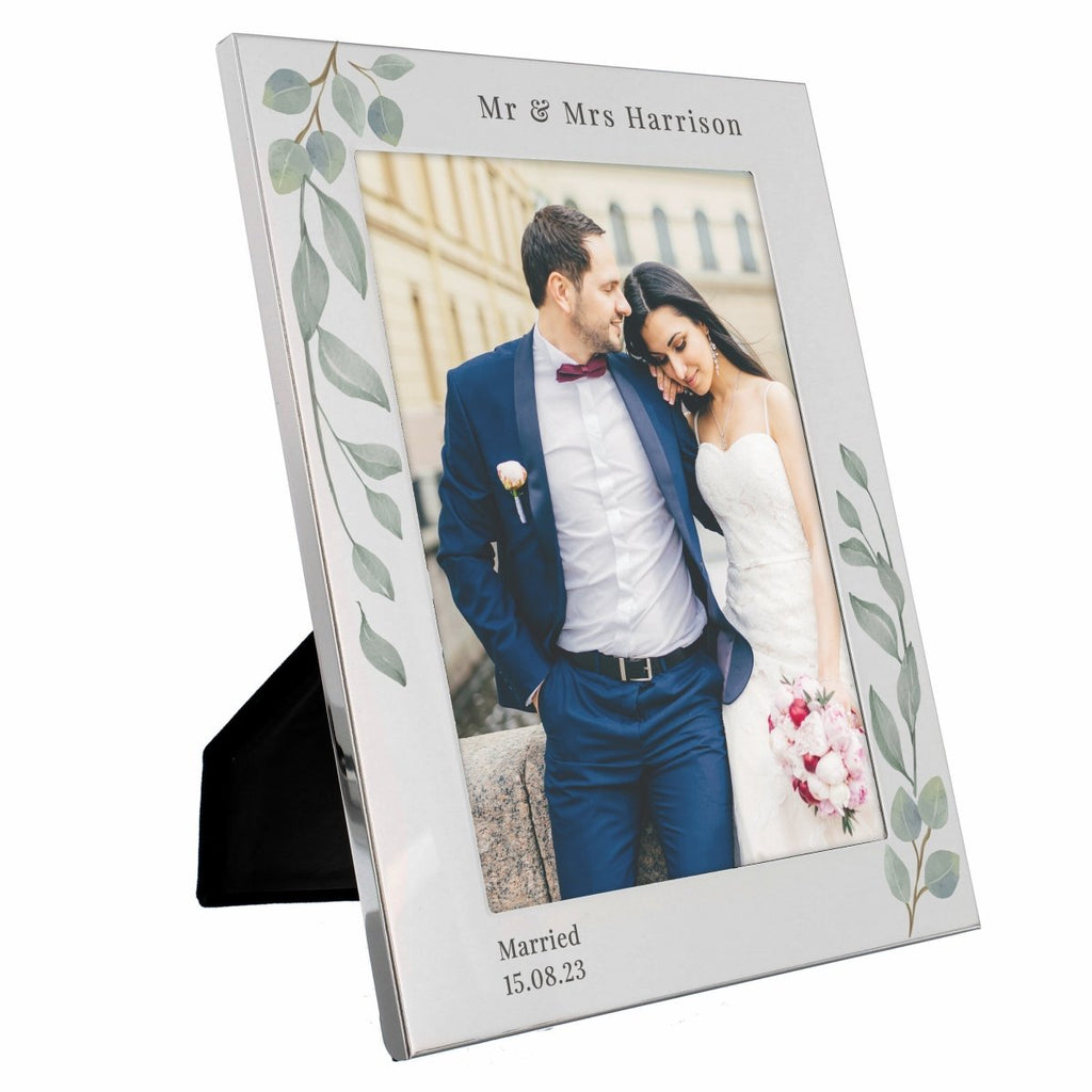 Personalised Botanical 5x7 Inch Photo Frame